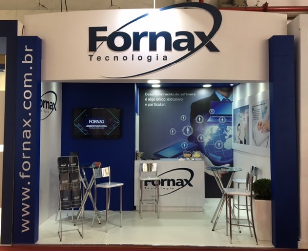 A fornax tecnologia está participando da feira hospitalar